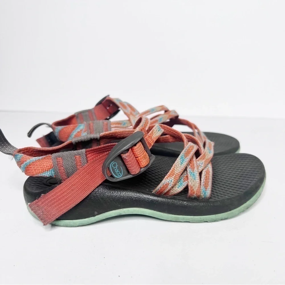 Chaco ZX/1 Ecotred Kids Orange Strappy Sandals Size 1 Kids